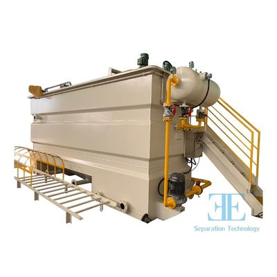 Fluttazione dell'aria disciolta standard ISO con controllo PLC di potenza di pompa da 3,75 kW