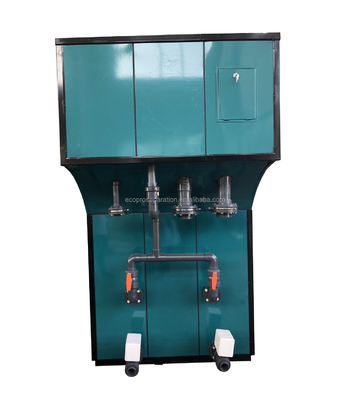 Sistema di elettrocoagulazione 0,5 m3/h Trattamento delle acque reflue con anodi di ferro di alluminio