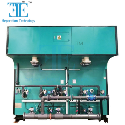 Sistema di trattamento delle acque reflue ad elettrocoagulazione da 1kW con anodo in alluminio e ferro