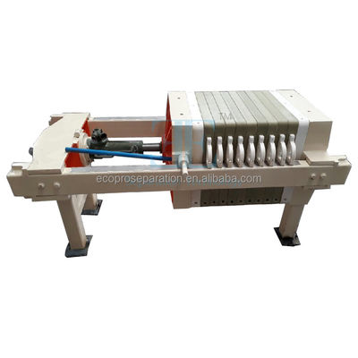 10 m2 Area Clarifier Chamber Filter Press per il trattamento delle acque reflue