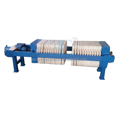 10 m2 Area Clarifier Chamber Filter Press per il trattamento delle acque reflue