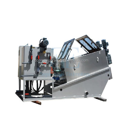 0.8m3/H-12m3/H Pressa a vite disidratazione 0.4kw Pressa di disidratazione di fanghi a pozzo
