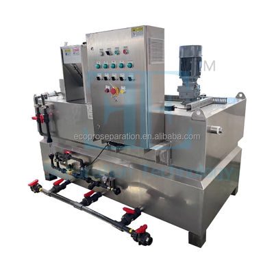 0.75kw Dispositivo di dosaggio chimico Unità di dosaggio polimerico 2000L/h Produttività