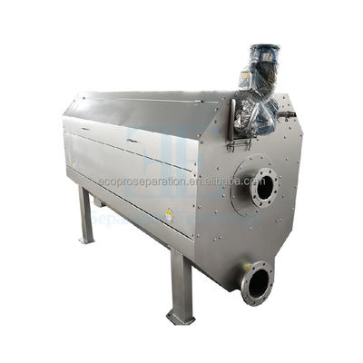 85L/H schermo a tamburo rotante alimentato internamente SUS304 0,75kw schermo a tamburo rotante