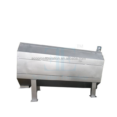 85L/H schermo a tamburo rotante alimentato internamente SUS304 0,75kw schermo a tamburo rotante