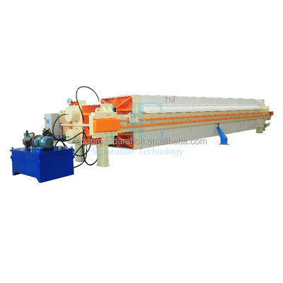 14 Plate Dewatering Filter Press 6m2 Filter Press per il trattamento dei fanghi