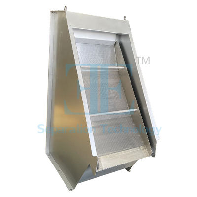 SUS304 SUS316 schermo a filo a cuneo di 0,2 mm mesh schermo statico Acque reflue