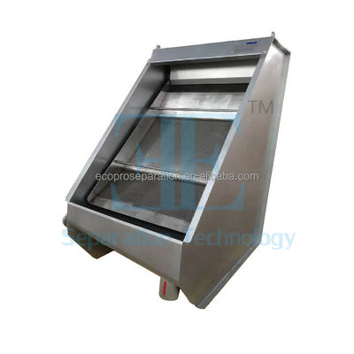 SUS304 SUS316 schermo a filo a cuneo di 0,2 mm mesh schermo statico Acque reflue