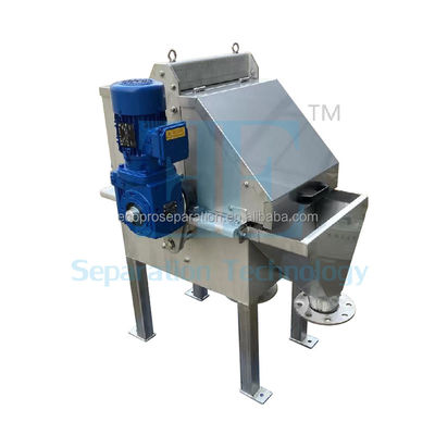 Rimozione TSS schermo a tamburo rotativo alimentato esternamente Acque reflue 100L/ora
