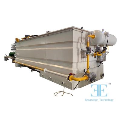 Efficienza Flottazione ad aria alta disciolta con potenza dell'agitatore di coagulazione da 0,55kw e standard ISO