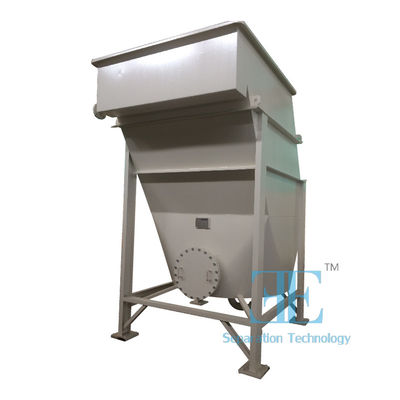 Sistema di chiarificazione della lamella industriale con controllo PLC bianco e peso vuoto 4500-9500 kg