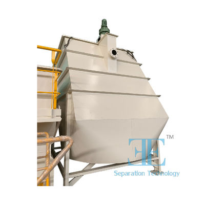 Sistema di sedimentazione di lamelle a piccola superficie con certificazione ISO 9001 e CE