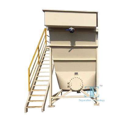 Facile manutenzione attrezzatura per il trattamento dell'acqua sistema lamella clarifier con sistema di controllo PLC 0,55kw