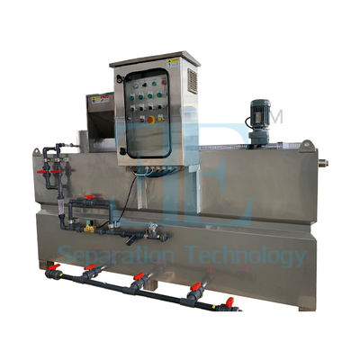 Prodotto caldo 2022 Sistema di dosaggio polimerico controllato da PLC Agitatore di equalizzazione da 0,75kw