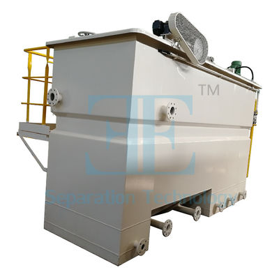 Rimozione di SS e BOD facilitata con flottazione dell'aria sciolta 7600*2800*2260mm Potenza dell'agitatore flocculatore 0.55kw
