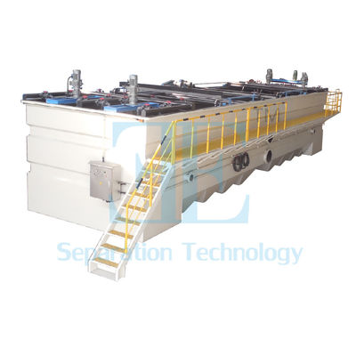 Applicazione principale SS Removal Dissolved Air Flotation Equipment con efficienza di trattamento ≥95%