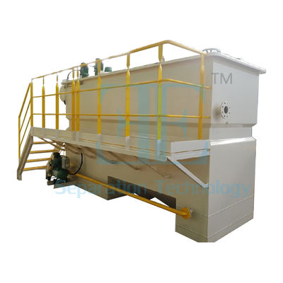 Sistema avanzato di flottazione dell'aria sciolta per elevate concentrazioni di fanghi e temperatura dell'acqua di entrata 5-40°C