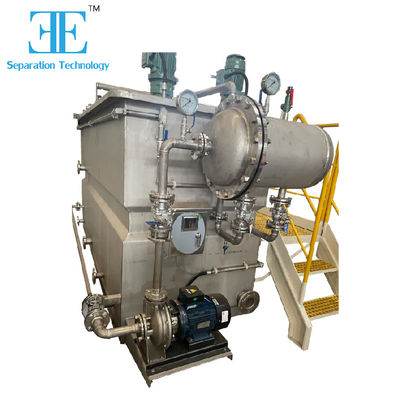Capacità di schiuma di flottazione a cellule chiuse 1-500m3/h Elimina efficacemente i contaminanti a temperatura di ingresso 5-40°C
