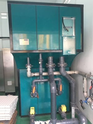 Sistema di trattamento delle acque reflue ad elettrocoagulazione da 1kW con anodo in alluminio e ferro