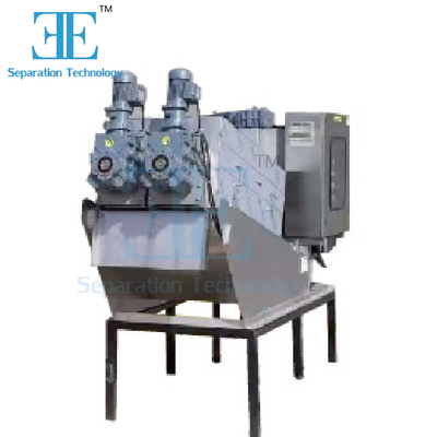 Pressa a vite per disidratazione fanghi capacità 9.6-120m3/h